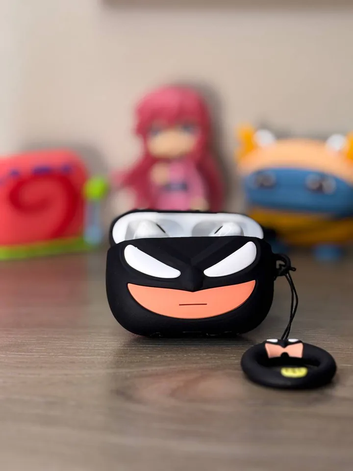Black Character 3D AirPods Case