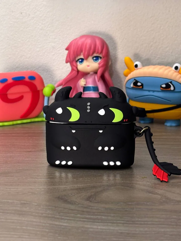 Black Character 3D AirPods Case