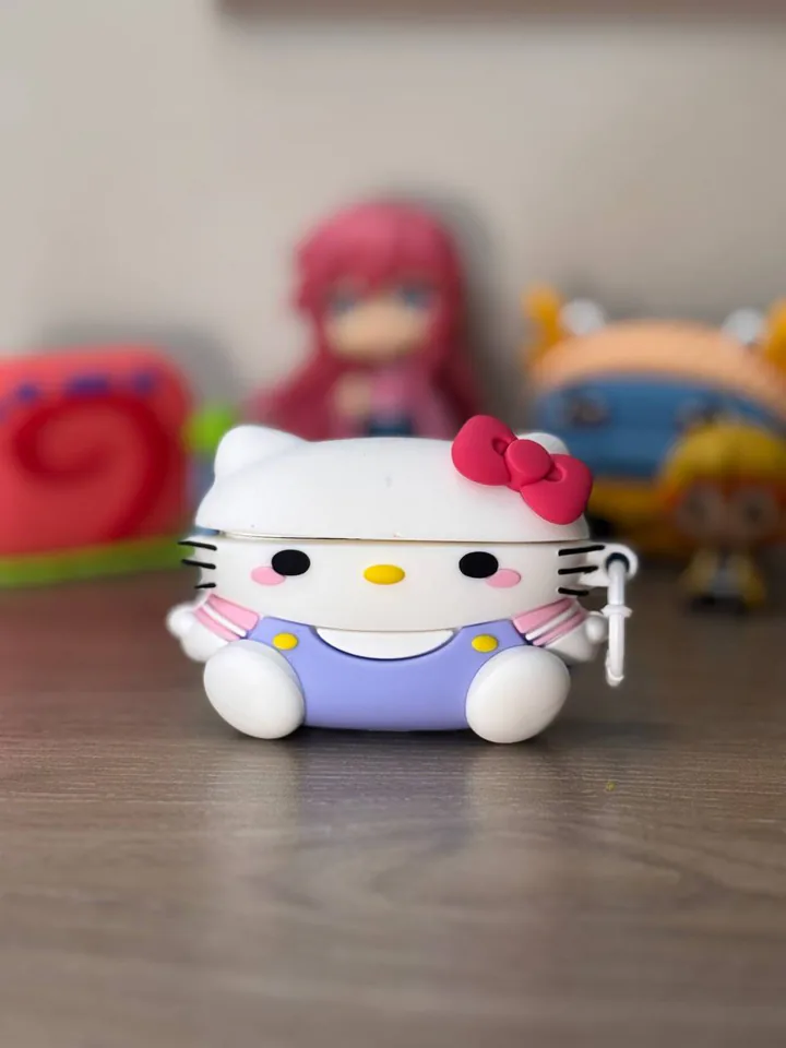 White Sanrio 3D AirPods Case