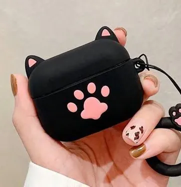 Black Cat Classic AirPods Case