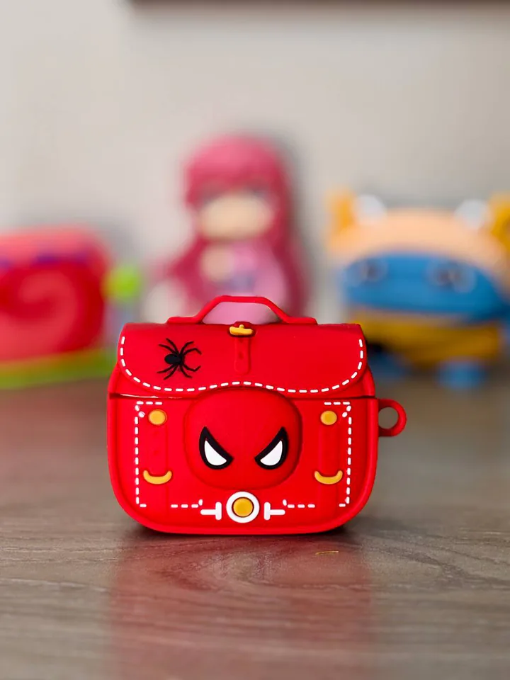 Red Character Bag AirPods Case