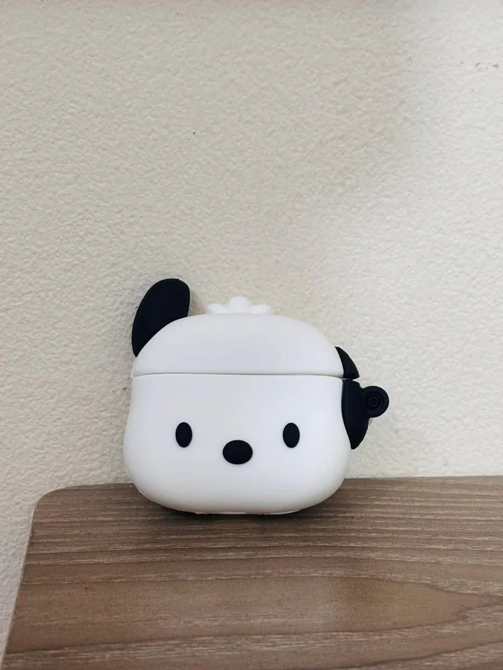 White Character 3D AirPods Case