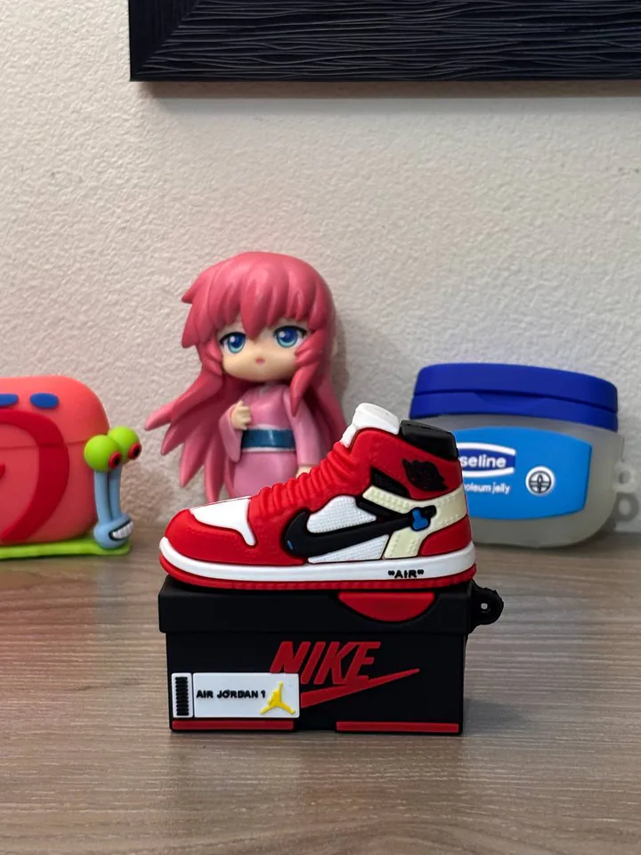 Red Sneaker 3D AirPods Case