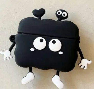 Black Character 3D AirPods Case