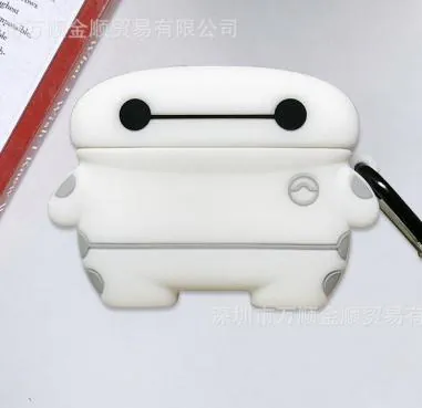 White Character 3D AirPods Case