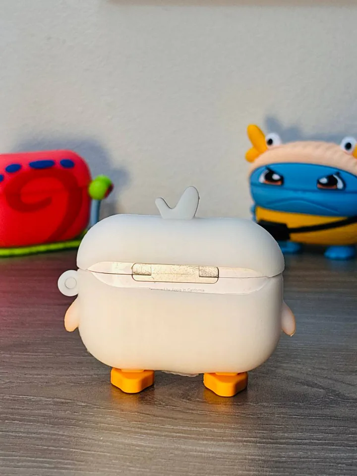 White Character 3D AirPods Case