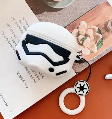 White Character 3D AirPods Case