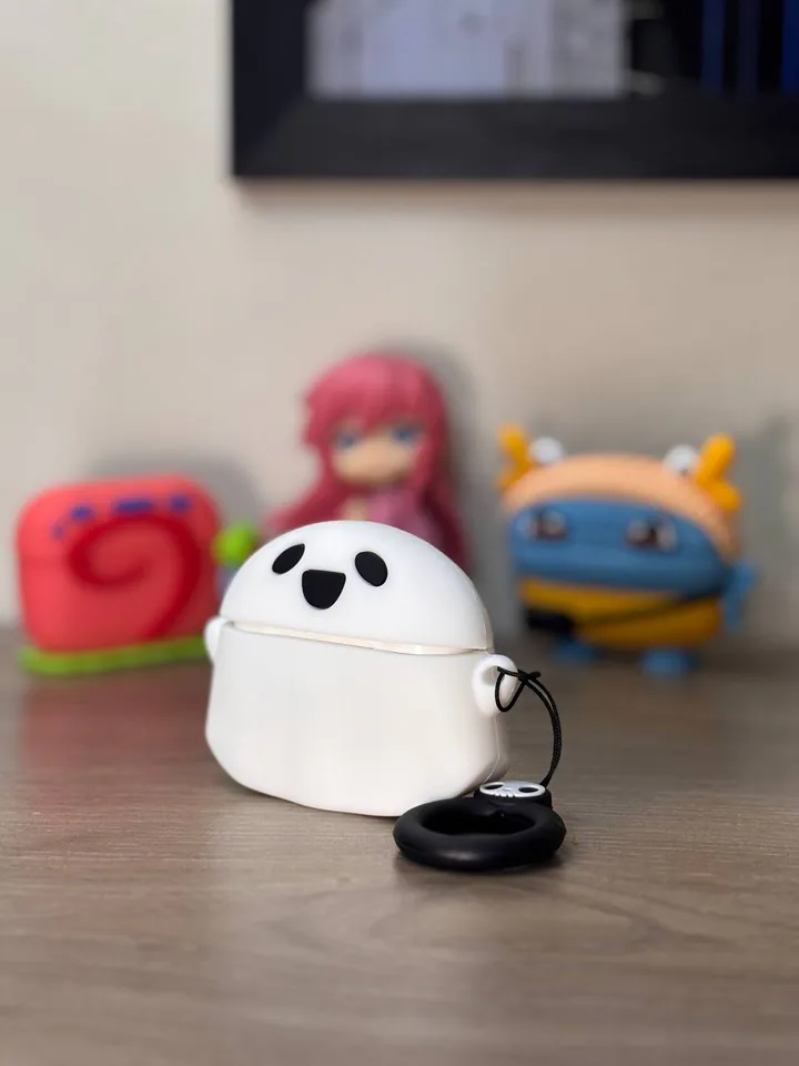 White Character 3D AirPods Case