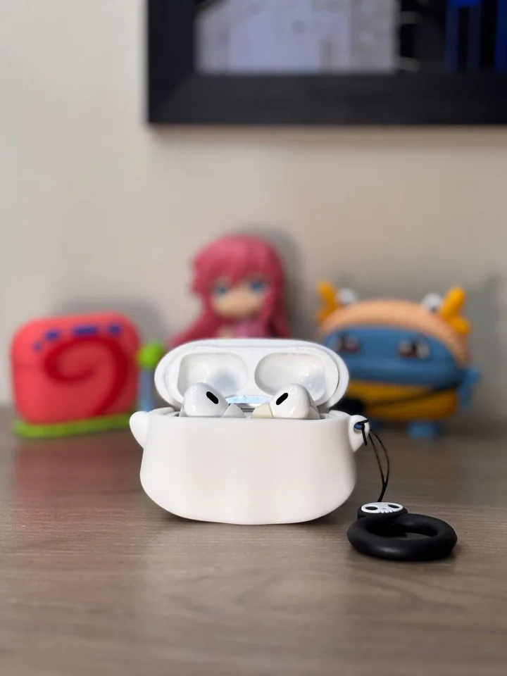 White Character 3D AirPods Case