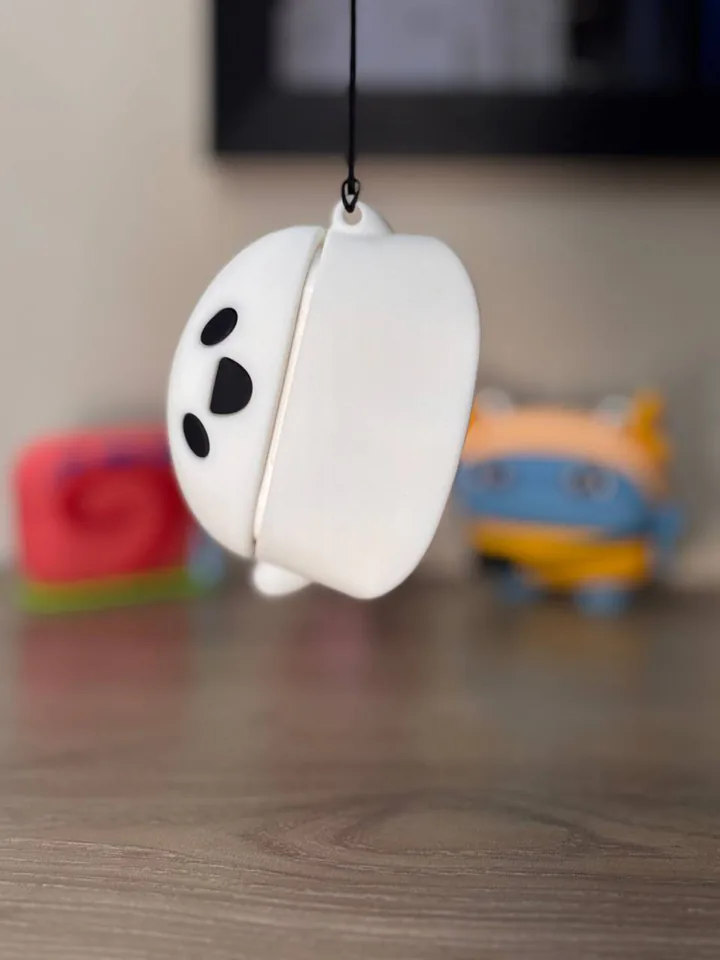 White Character 3D AirPods Case