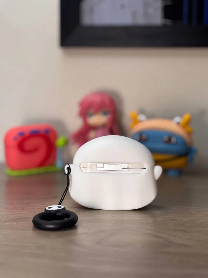 White Character 3D AirPods Case