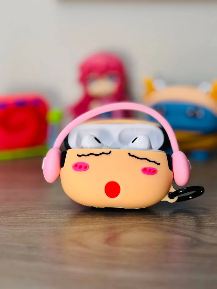 Blush Character Headphone AirPods Case