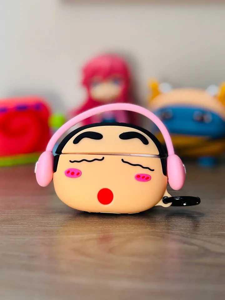 Blush Character Headphone AirPods Case