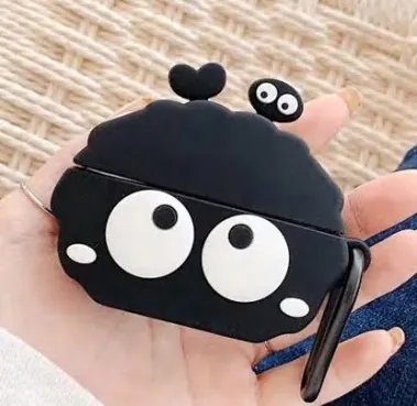 Black Sanrio 3D AirPods Case