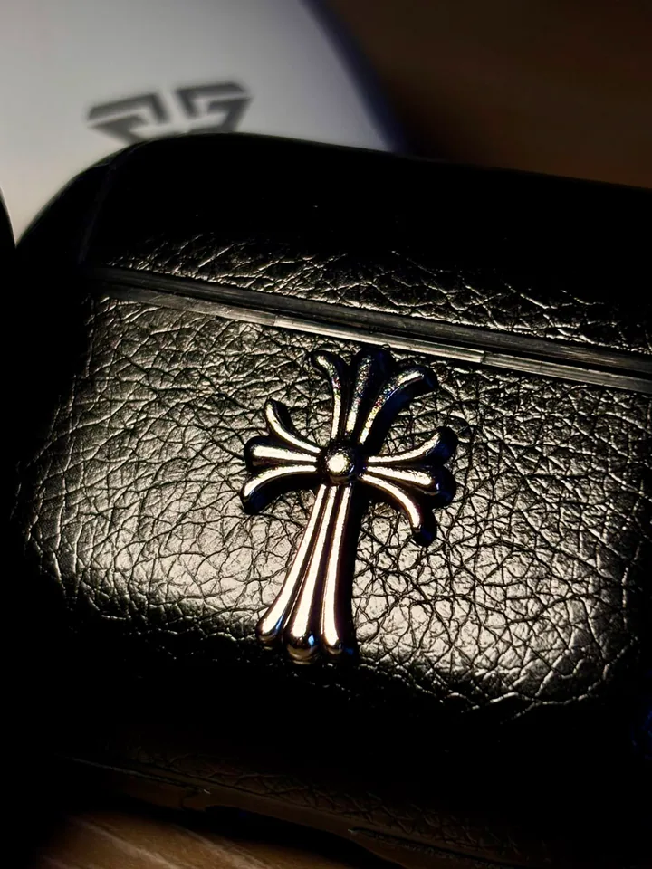 Chrome Hearts Cross Leather Cover — cross detail