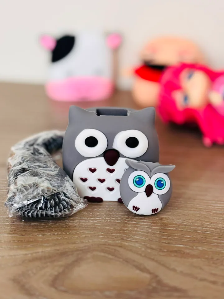 Grey Owl Charger Cover