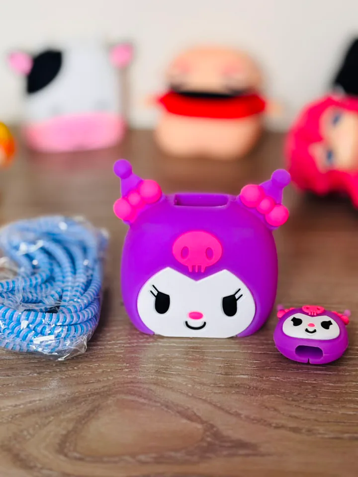 Purple Kuromi Charger Cover