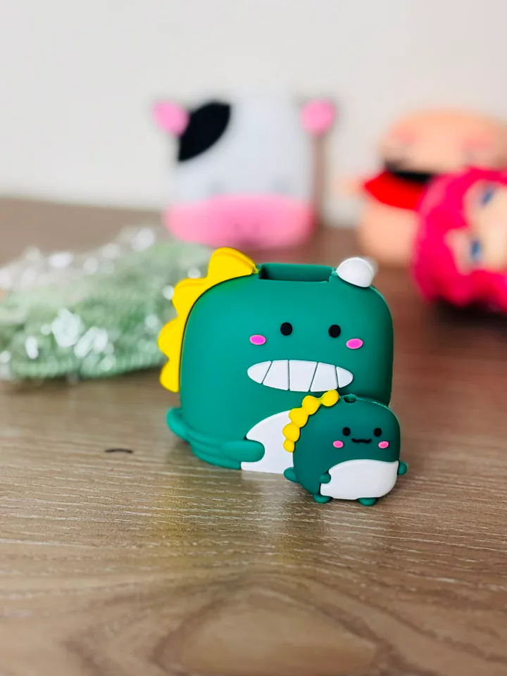 Green Dino Charger Cover