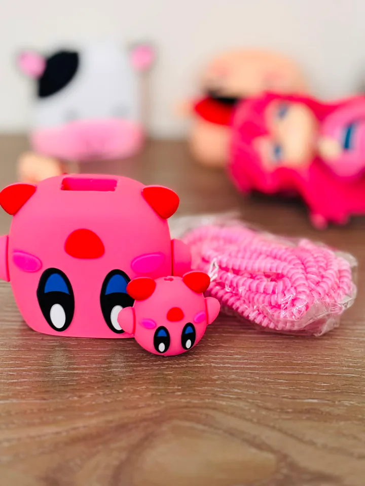 Pink Monster Charger Cover