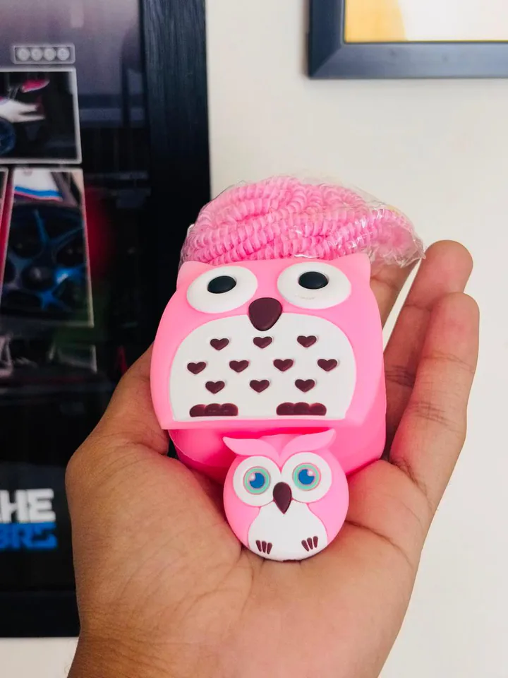 Pink Owl Charger Cover